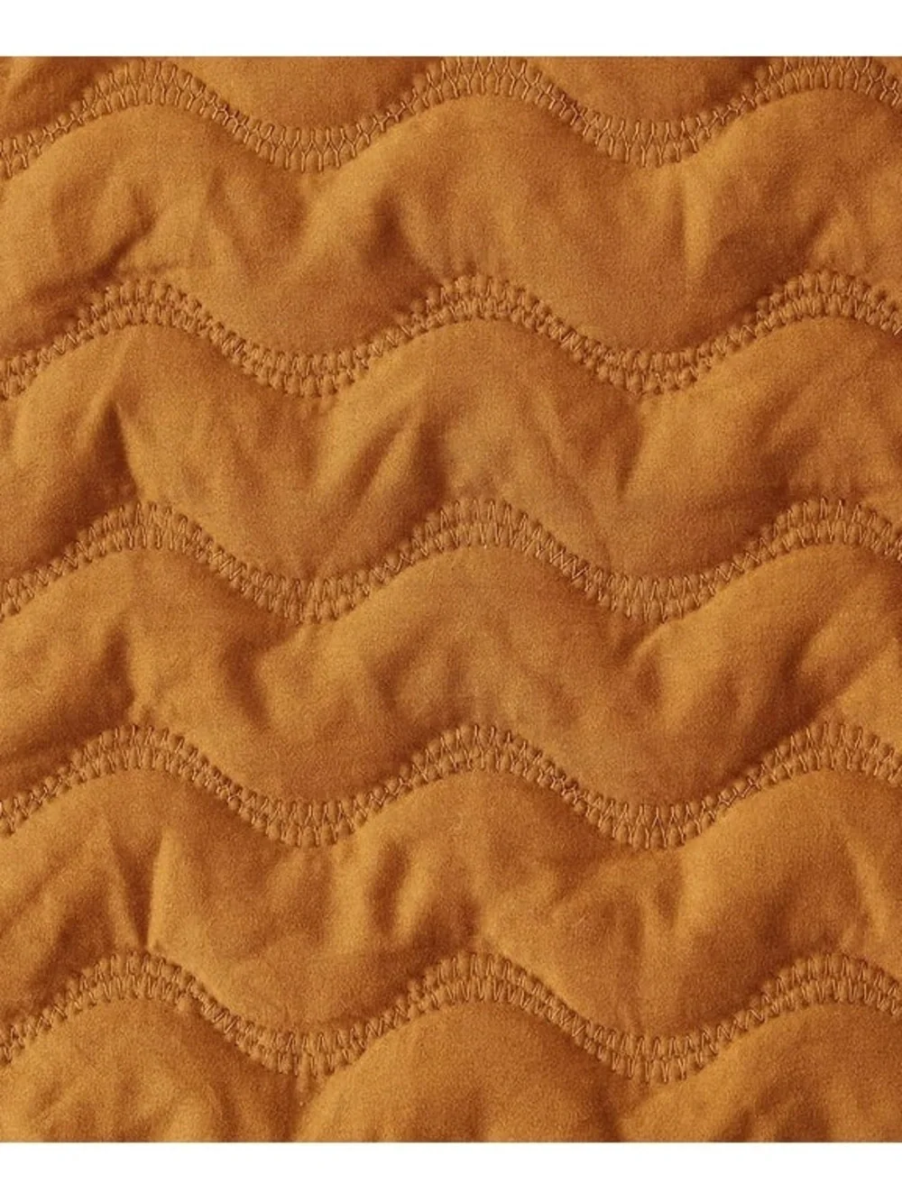 Luxury Quilted king 3 piece Coverlet Set - Burnt Orange